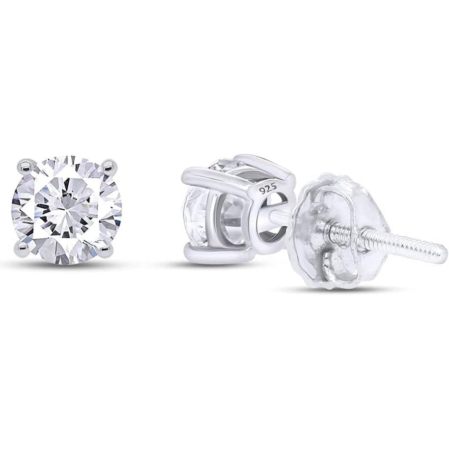 0.04–0.25 Carat Round Cut Natural Diamond Stud Earrings - Future Jewelry