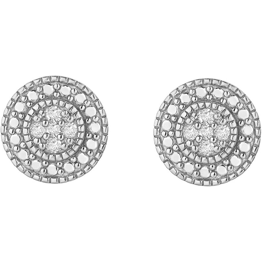 0.10 Carat Lab Grown Diamond Cluster Stud Earrings - Future Jewelry