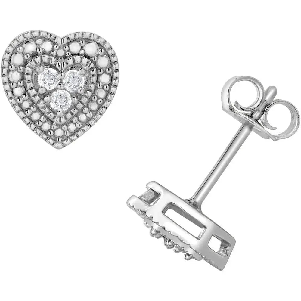 0.10 Carat Lab Grown Diamond Cluster Stud Earrings - Future Jewelry