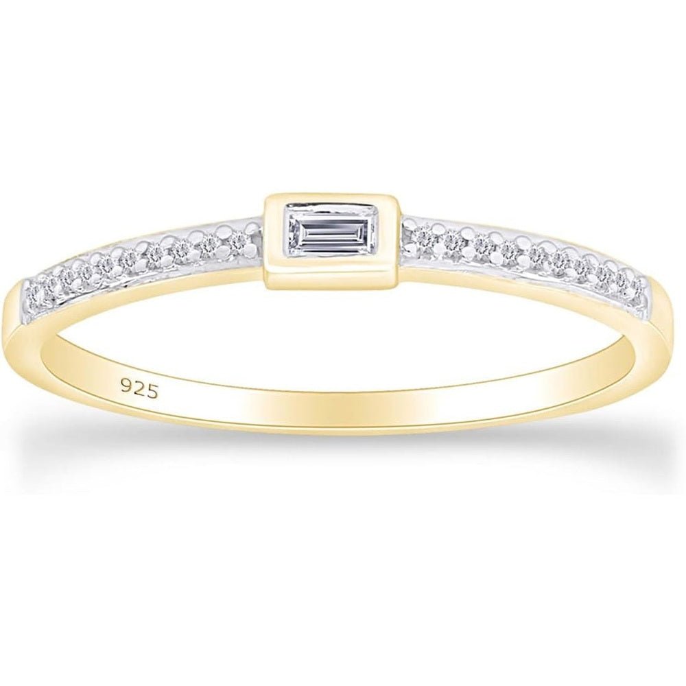 0.10 Carat Lab Grown Diamond Stackable Wedding Band Ring - Future Jewelry