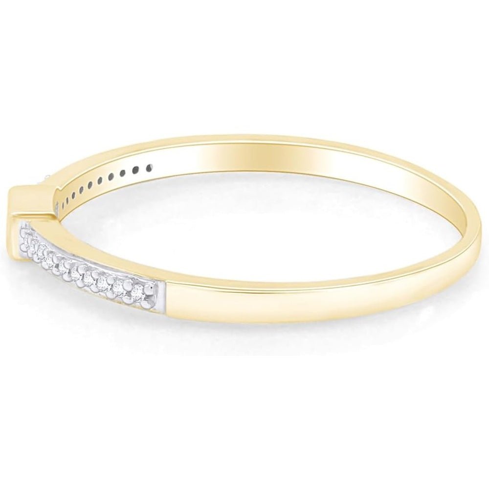 0.10 Carat Lab Grown Diamond Stackable Wedding Band Ring - Future Jewelry
