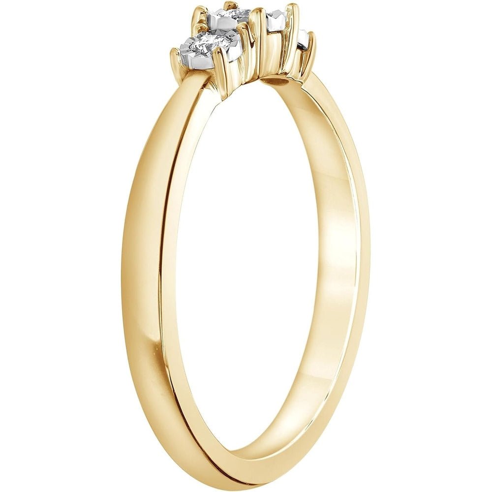 0.10 Carat Lab Grown Diamond Trio Fashion Ring - Future Jewelry