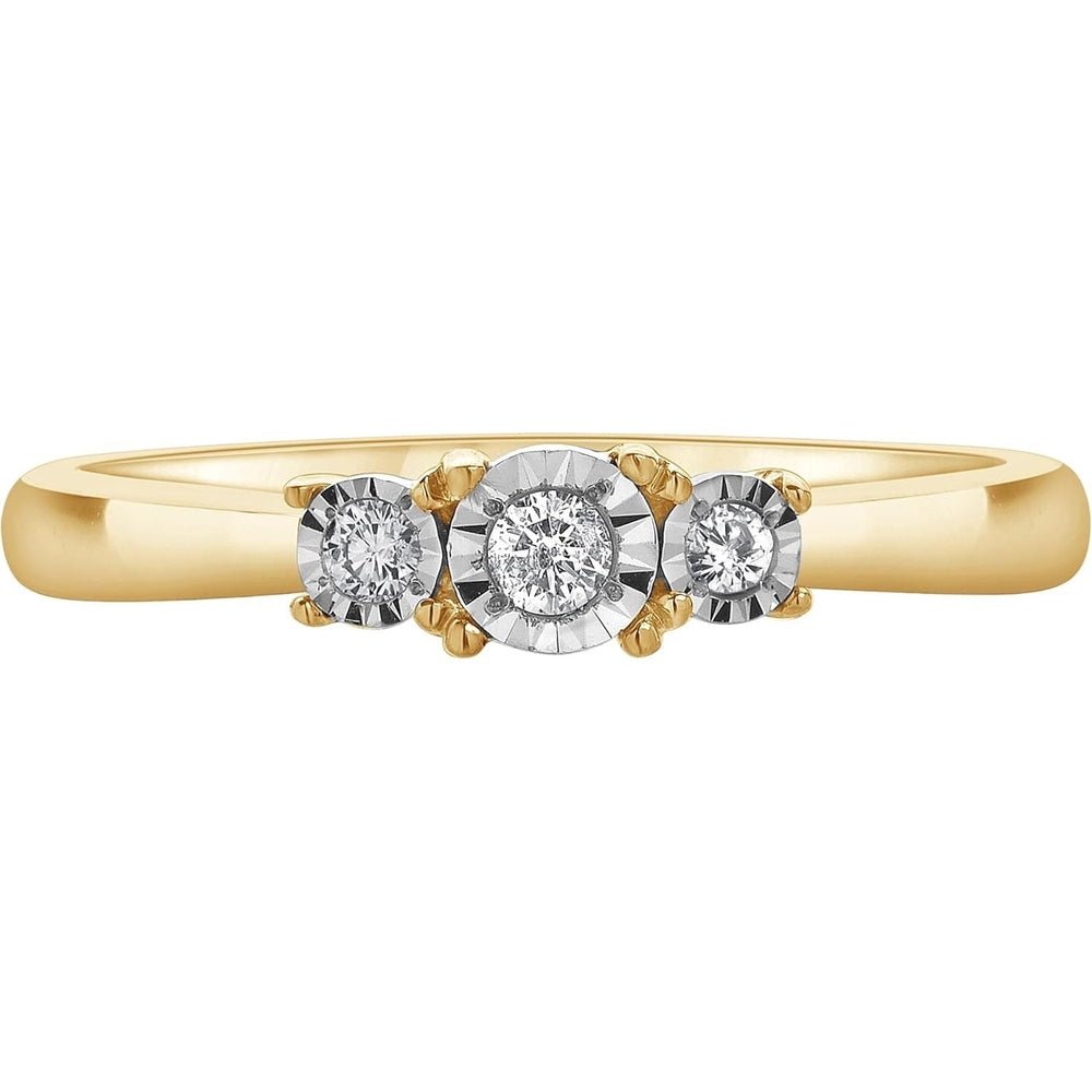 0.10 Carat Lab Grown Diamond Trio Fashion Ring - Future Jewelry