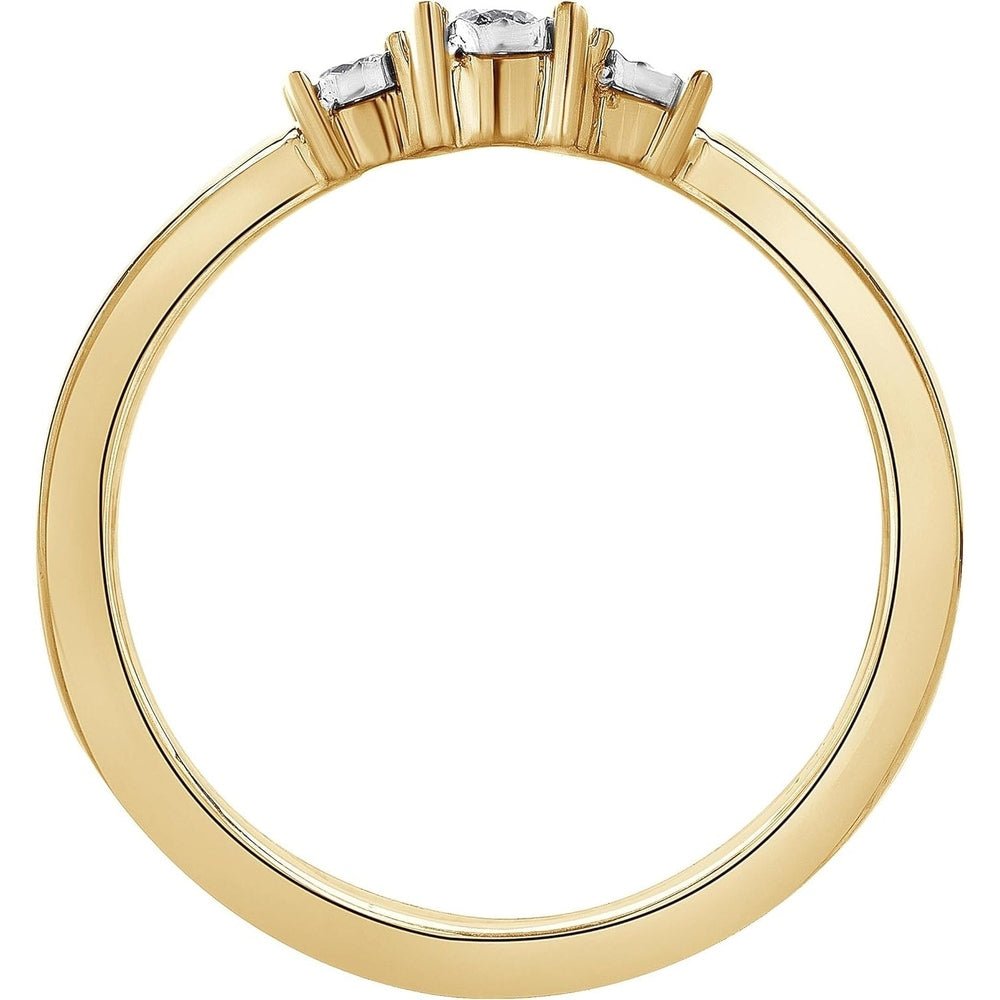 0.10 Carat Lab Grown Diamond Trio Fashion Ring - Future Jewelry