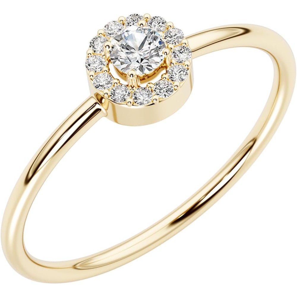 0.12 Carat Lab Grown Diamond Stackable Ring - Future Jewelry