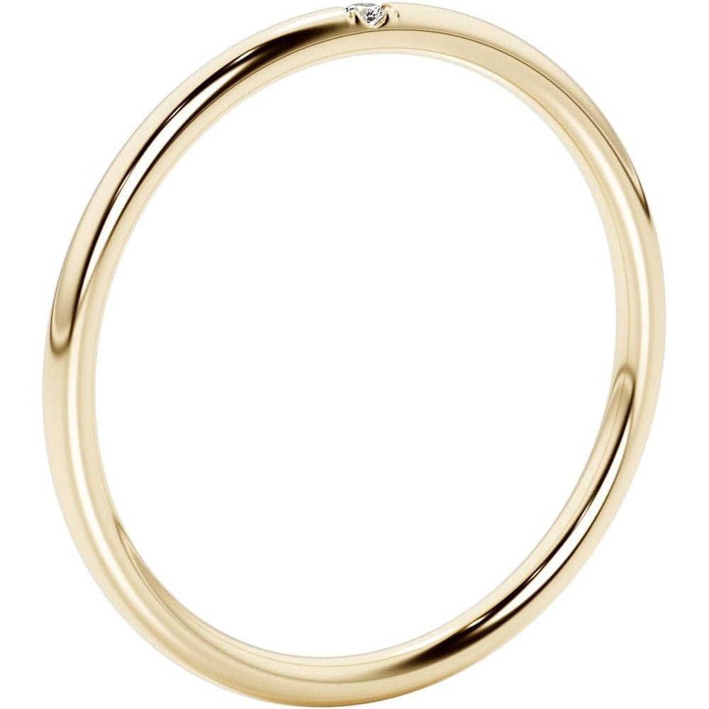 0.12 Carat Lab Grown Diamond Stackable Ring - Future Jewelry