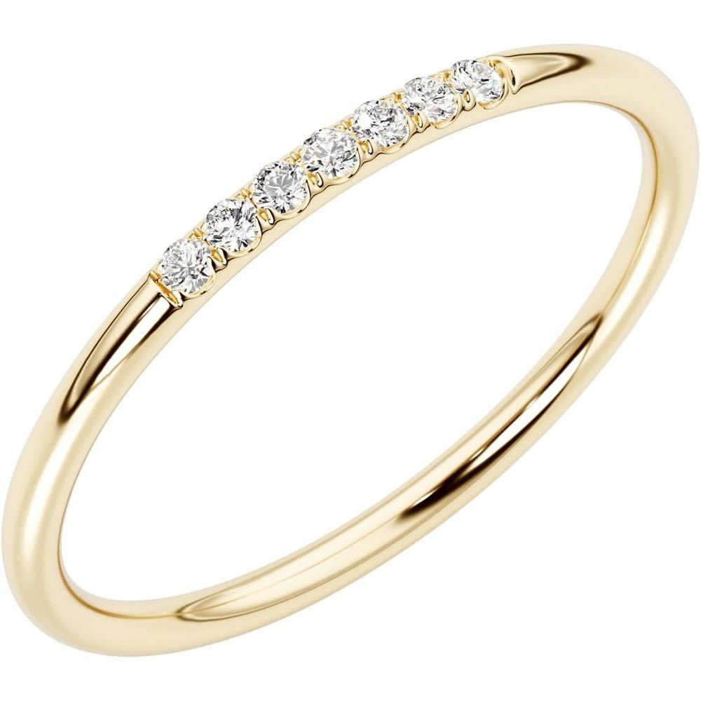 0.12 Carat Lab Grown Diamond Stackable Ring - Future Jewelry