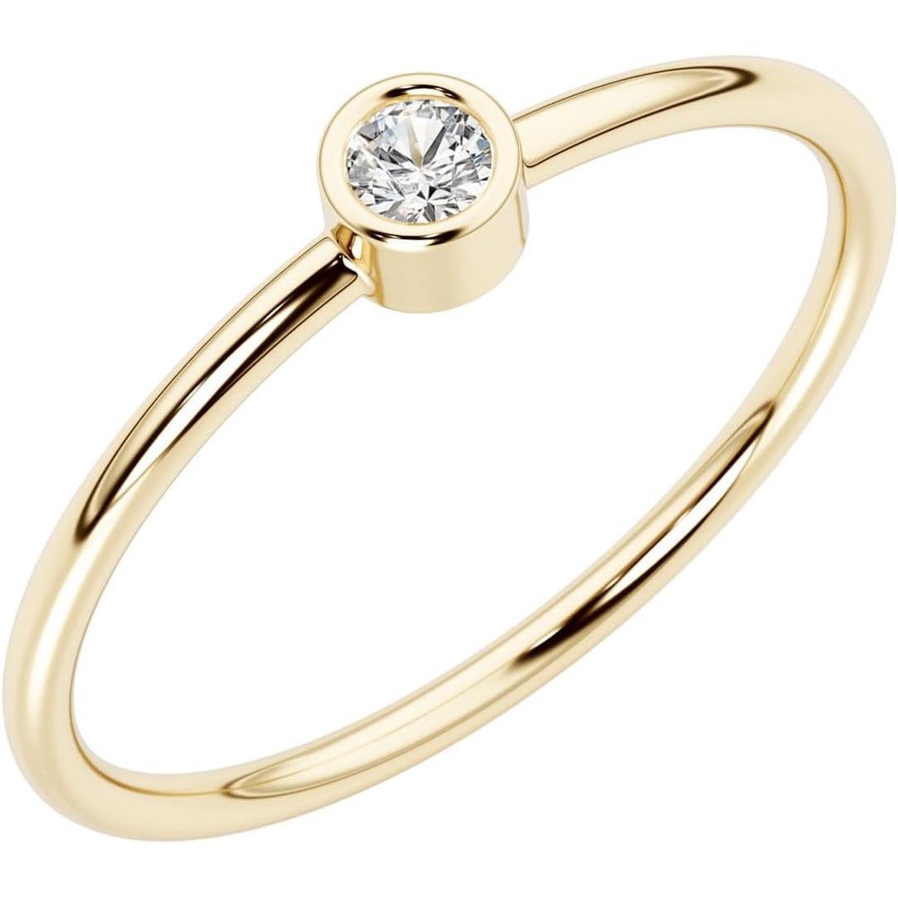 0.12 Carat Lab Grown Diamond Stackable Ring - Future Jewelry