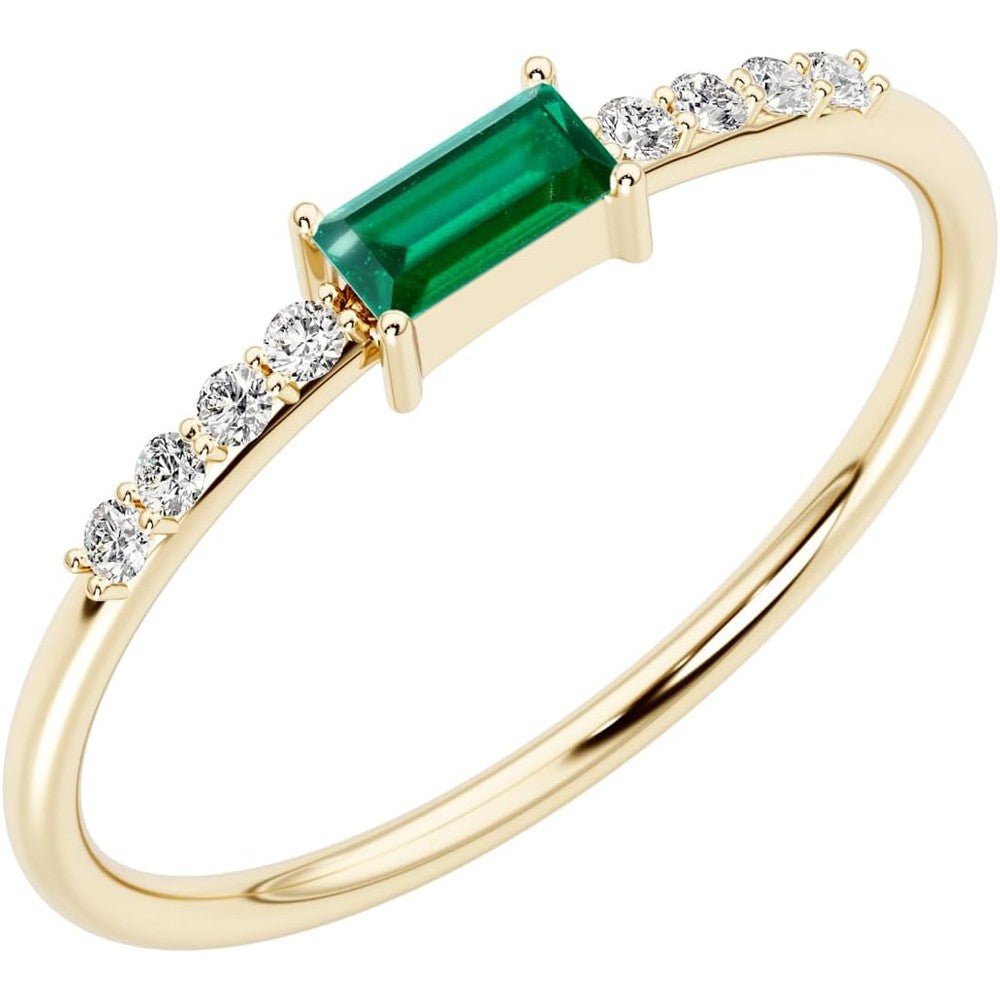 0.12 Carat Lab Grown Diamond Stackable Ring - Future Jewelry