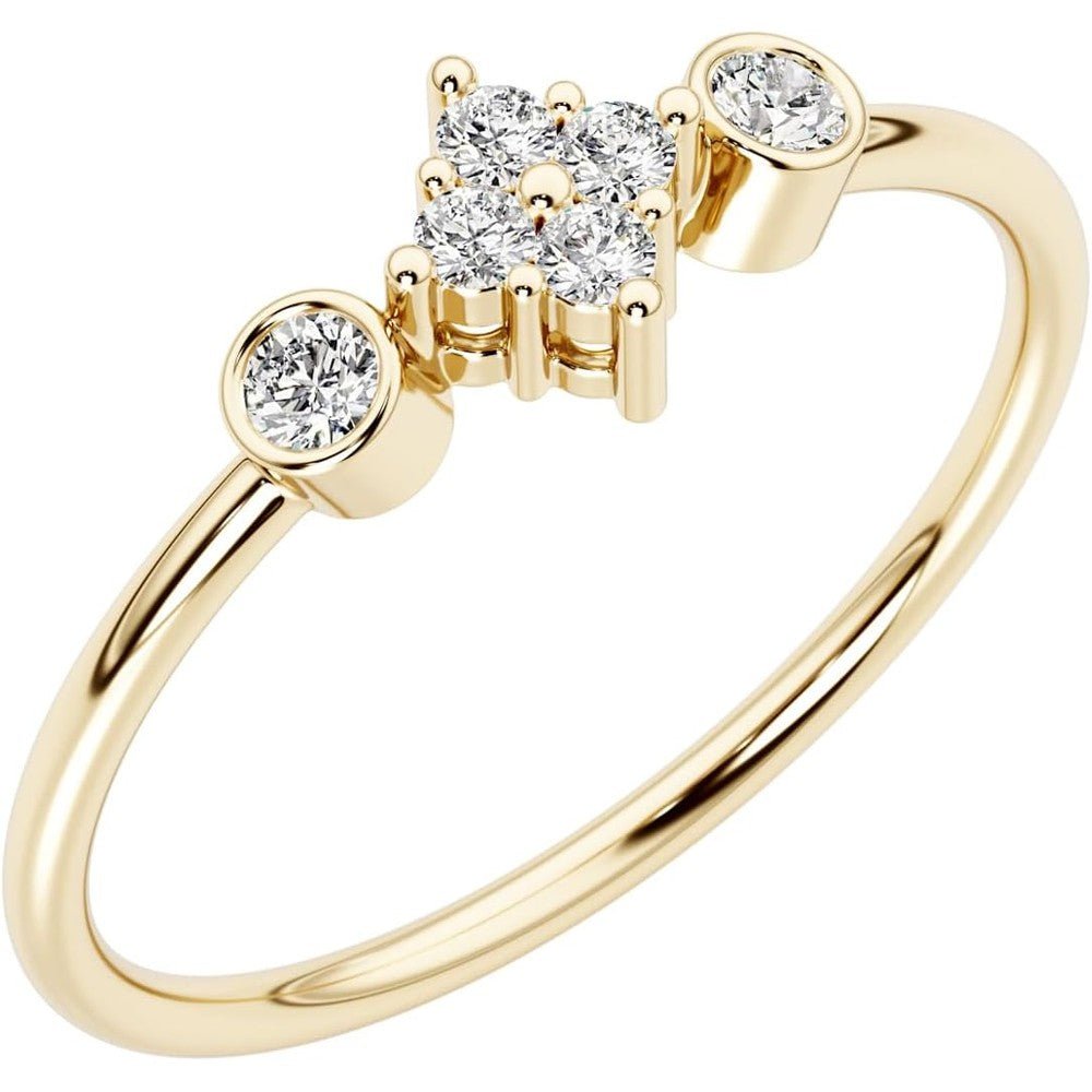 0.12 Carat Lab Grown Diamond Stackable Ring - Future Jewelry