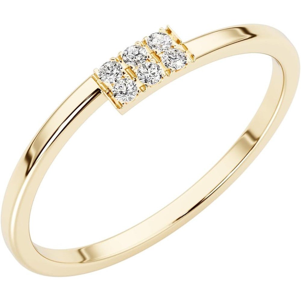 0.12 Carat Lab Grown Diamond Stackable Ring - Future Jewelry
