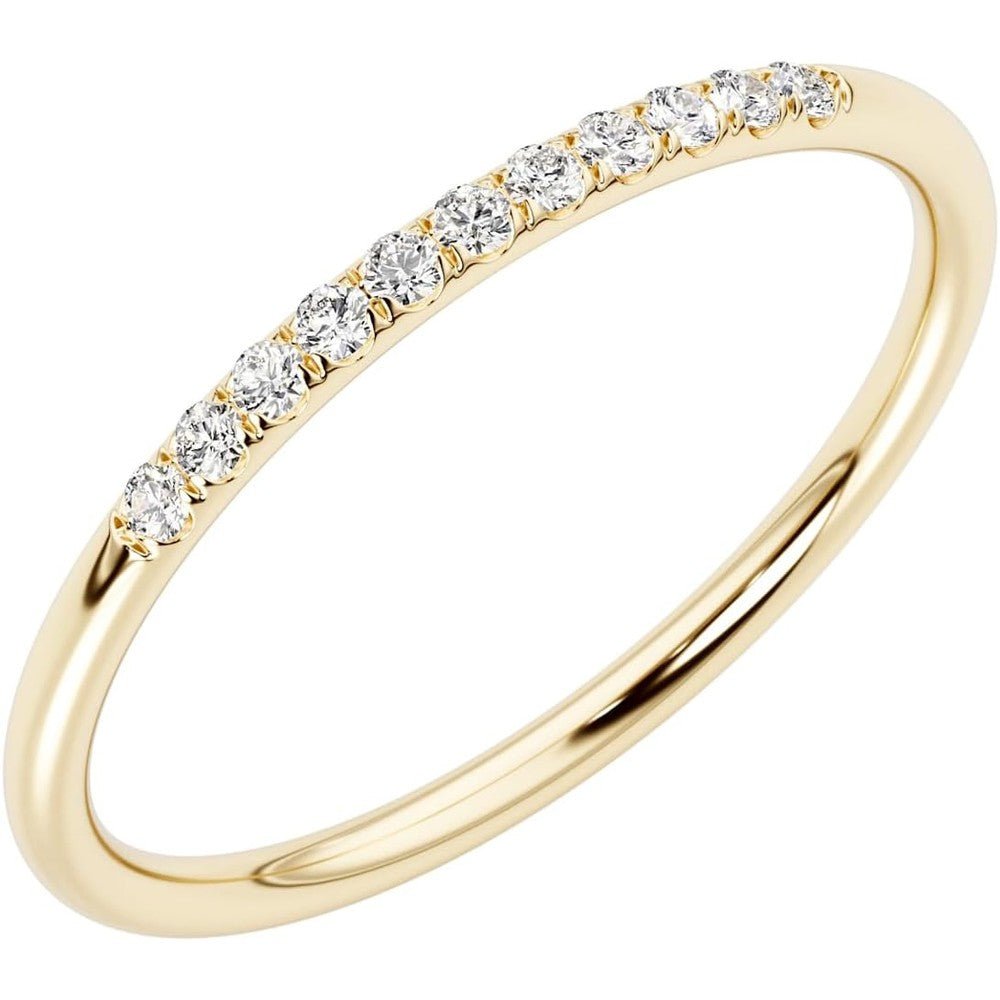 0.12 Carat Lab Grown Diamond Stackable Ring - Future Jewelry