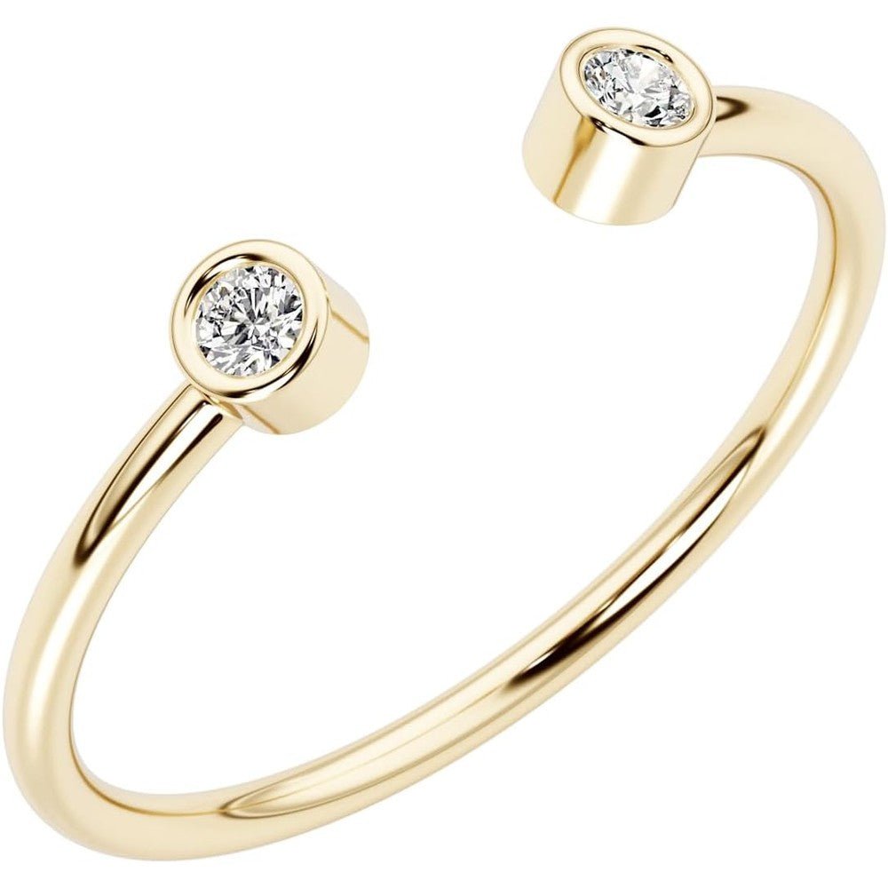 0.12 Carat Lab Grown Diamond Stackable Ring - Future Jewelry