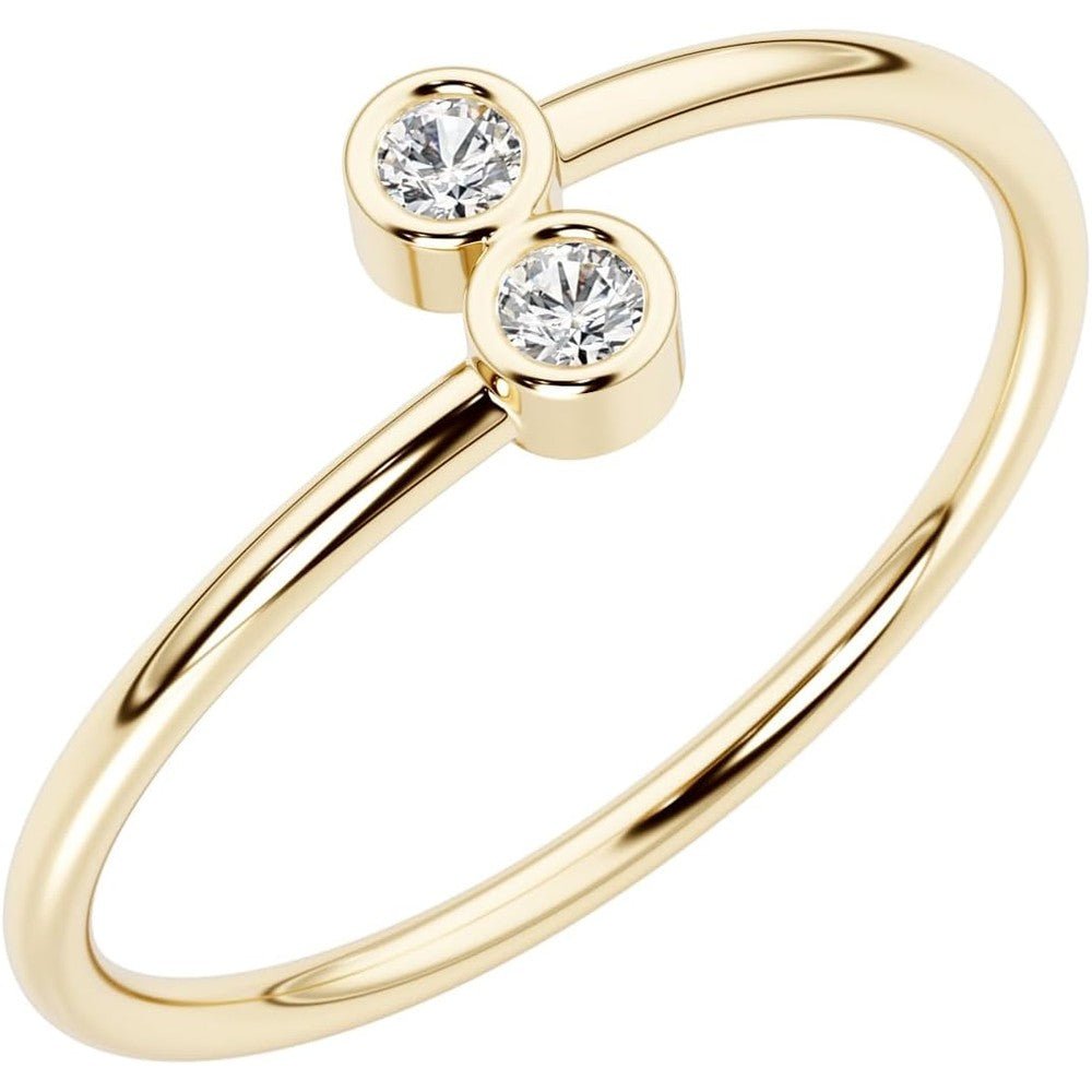 0.12 Carat Lab Grown Diamond Stackable Ring - Future Jewelry
