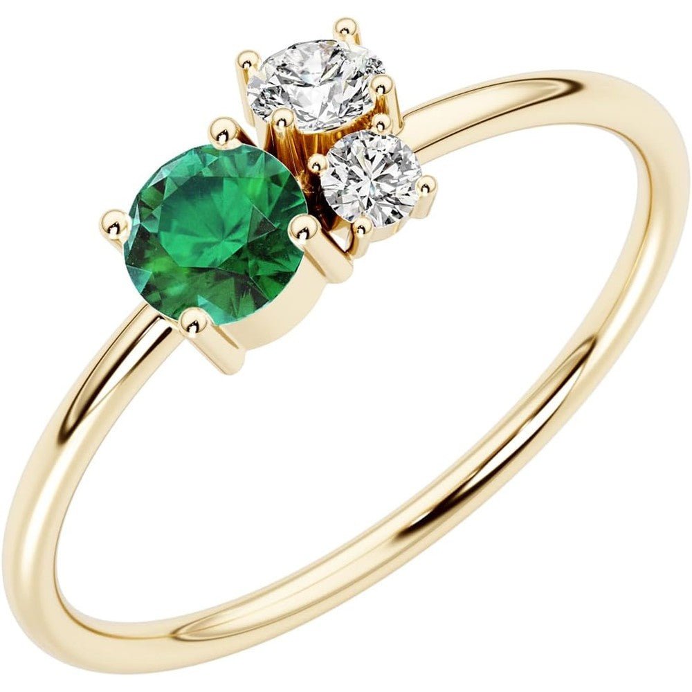 0.12 Carat Lab Grown Diamond Stackable Ring - Future Jewelry