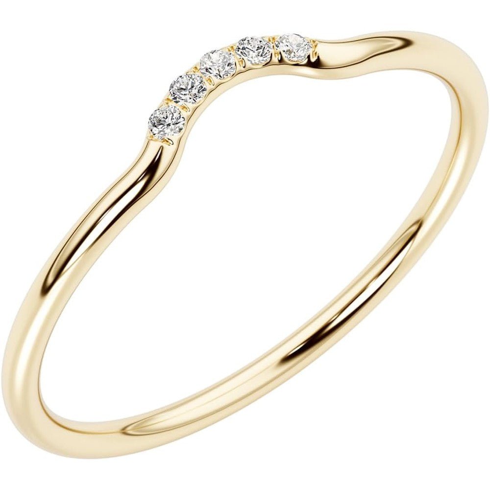 0.12 Carat Lab Grown Diamond Stackable Ring - Future Jewelry