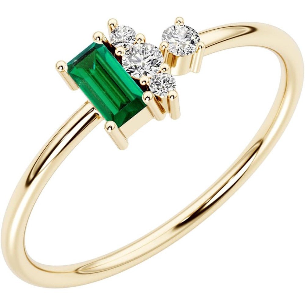 0.12 Carat Lab Grown Diamond Stackable Ring - Future Jewelry