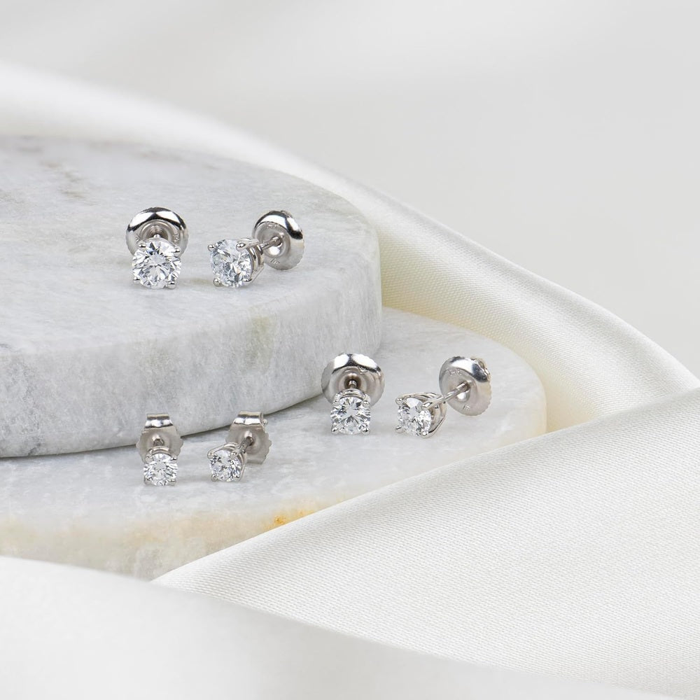 0.25–1 Carat Lab Grown Diamond Stud Earrings 14K Gold - Future Jewelry