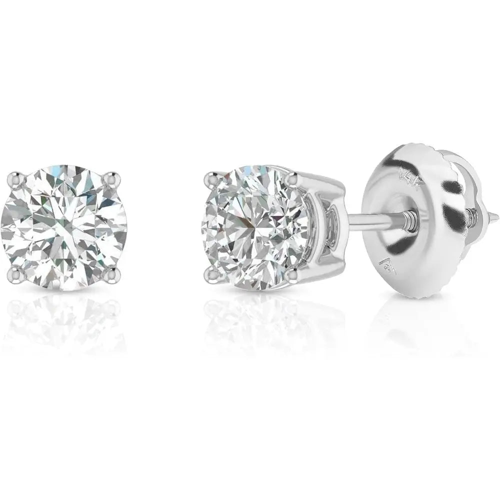 0.25–1 Carat Lab Grown Diamond Stud Earrings 14K Gold - Future Jewelry