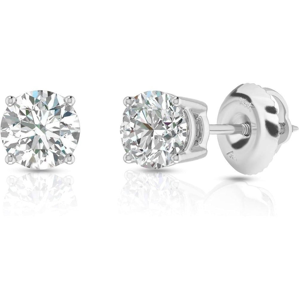 0.25–1 Carat Lab Grown Diamond Stud Earrings 14K Gold - Future Jewelry