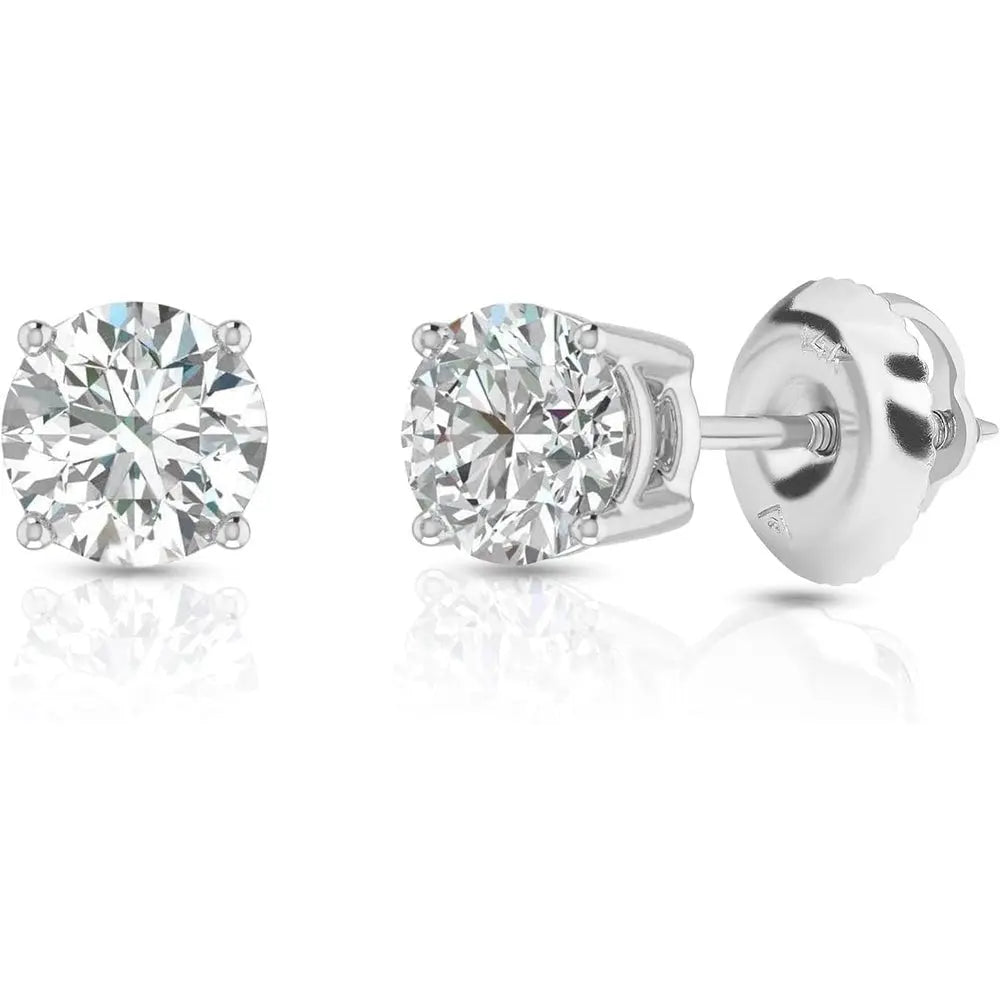 0.25–1 Carat Lab Grown Diamond Stud Earrings 14K Gold - Future Jewelry