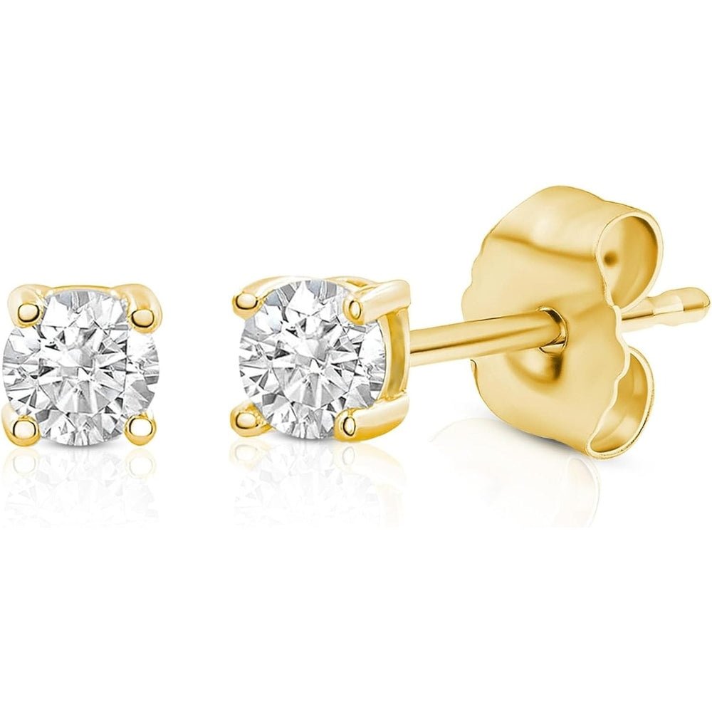 0.25–1 Carat Lab Grown Diamond Stud Earrings 14K Gold - Future Jewelry