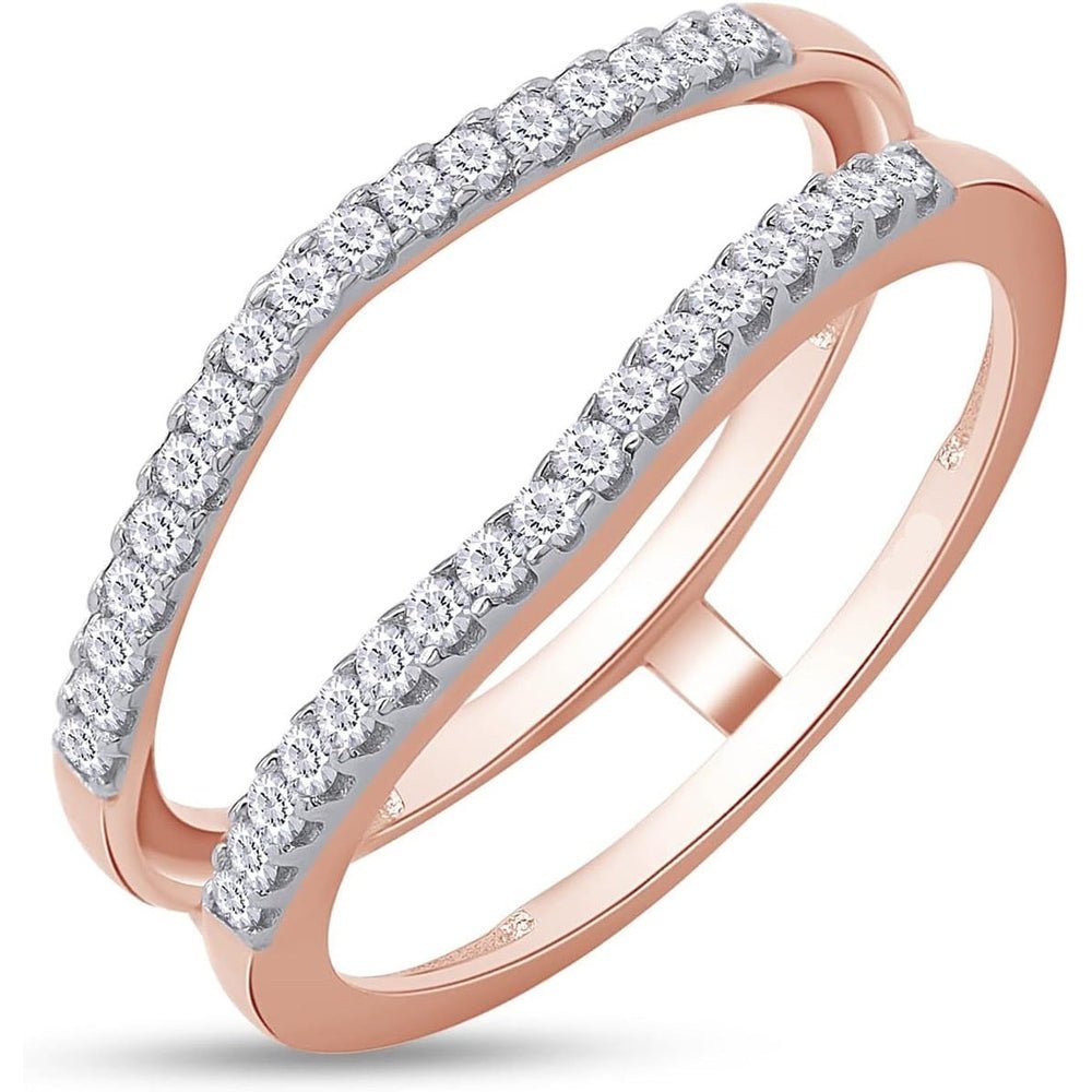 0.33 Carat Lab Grown Diamond Enhancer Guard Ring - Future Jewelry