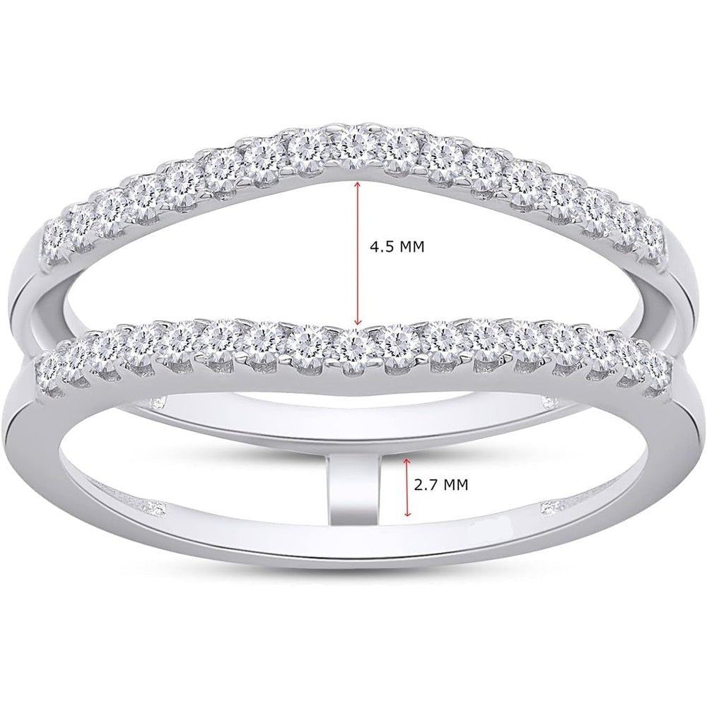 0.33 Carat Lab Grown Diamond Enhancer Guard Ring - Future Jewelry