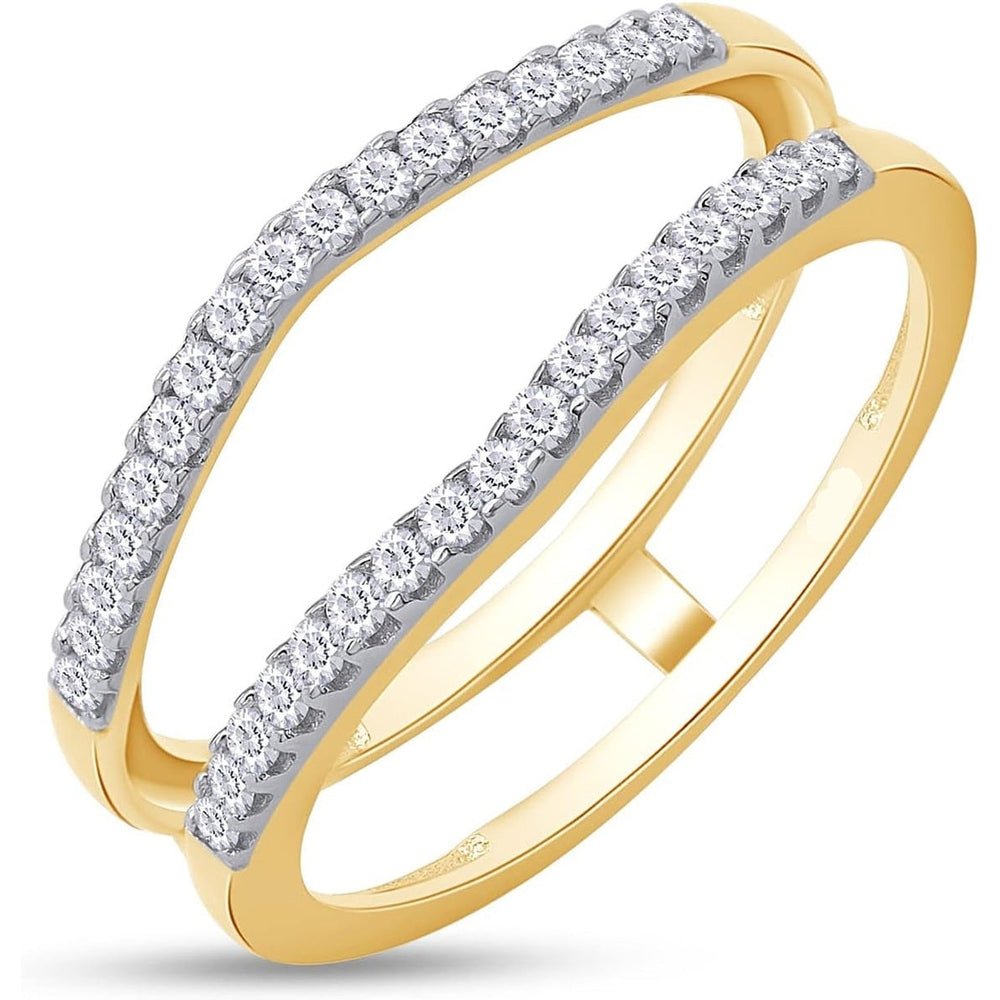 0.33 Carat Lab Grown Diamond Enhancer Guard Ring - Future Jewelry