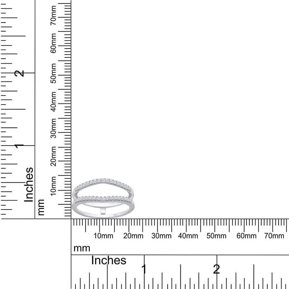 0.33 Carat Lab Grown Diamond Enhancer Guard Ring - Future Jewelry