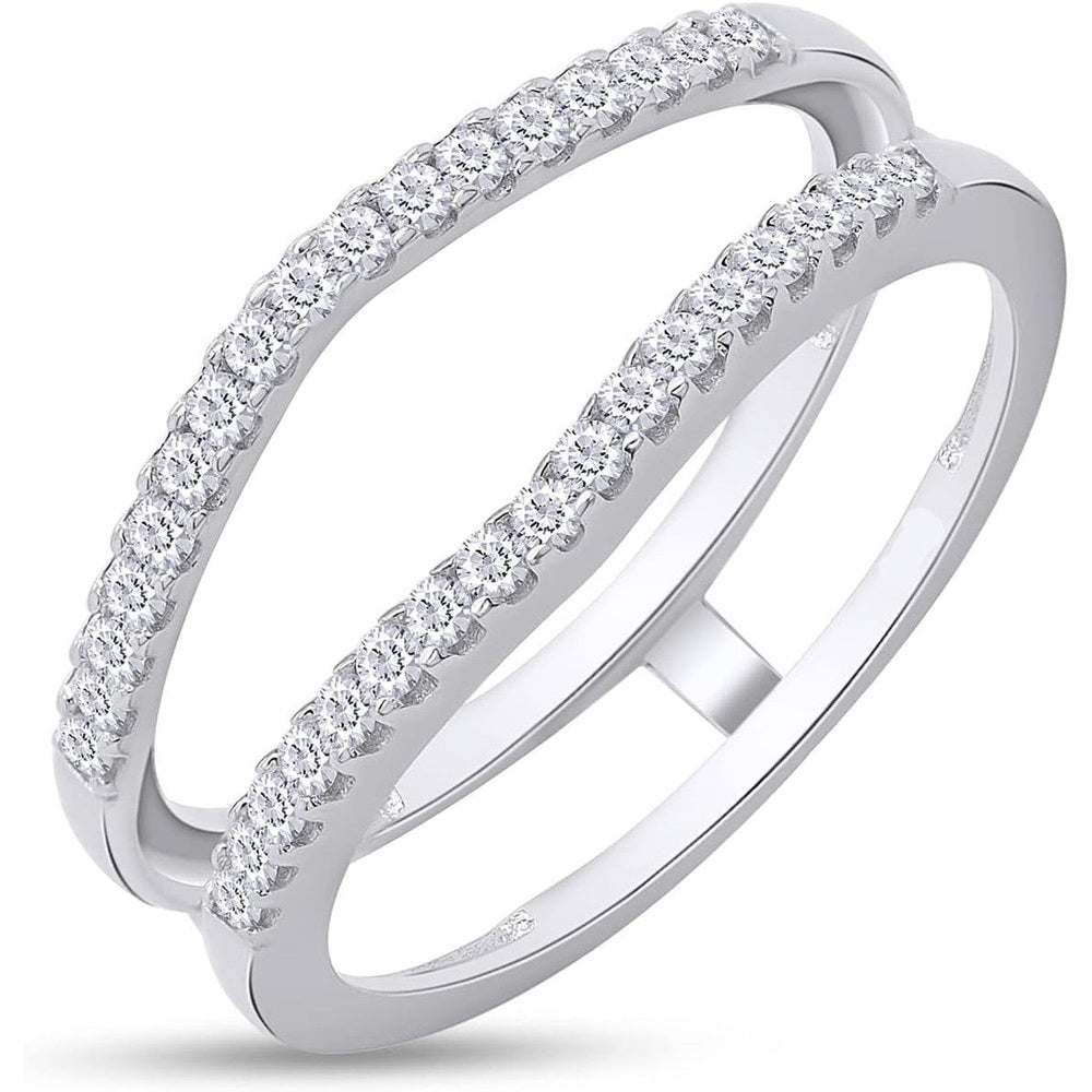 0.33 Carat Lab Grown Diamond Enhancer Guard Ring - Future Jewelry