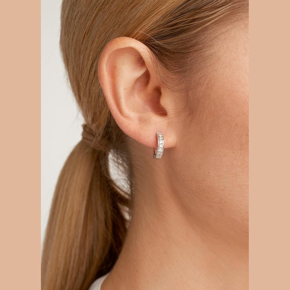 0.50 Carat Lab Grown Diamond Hoop Earrings - Future Jewelry