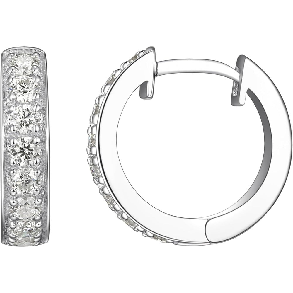0.50 Carat Lab Grown Diamond Hoop Earrings - Future Jewelry