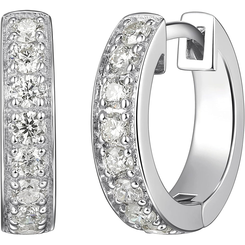 0.50 Carat Lab Grown Diamond Hoop Earrings - Future Jewelry