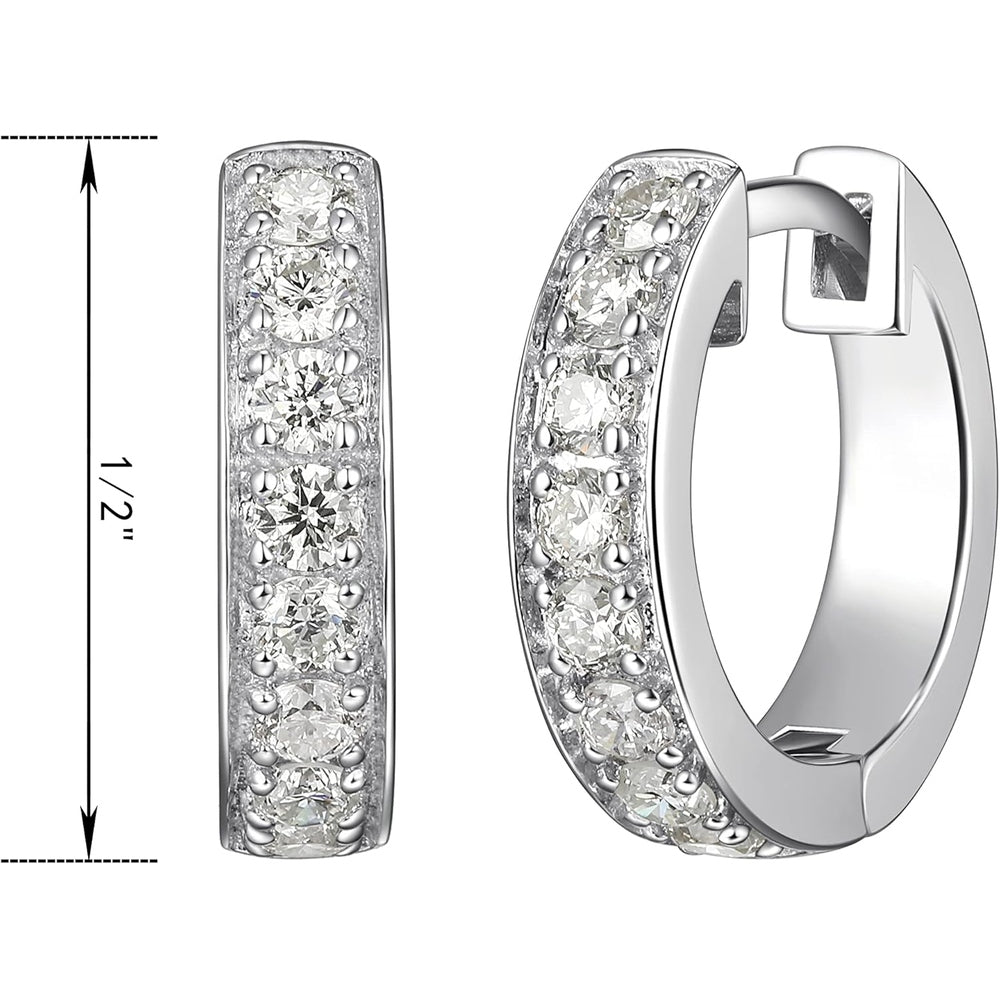 0.50 Carat Lab Grown Diamond Hoop Earrings - Future Jewelry