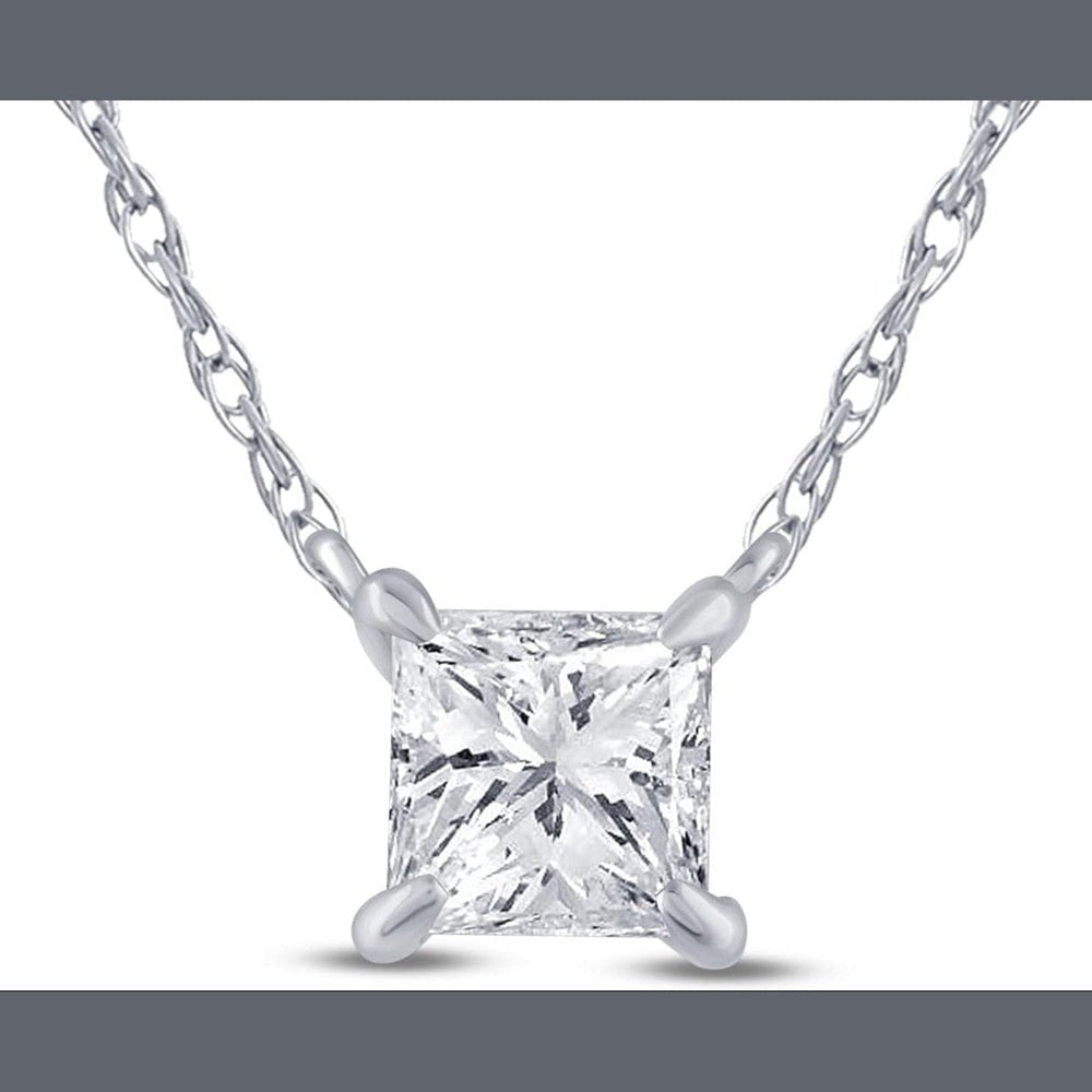0.50 Carat Lab Grown Diamond Solitaire Necklace - Future Jewelry