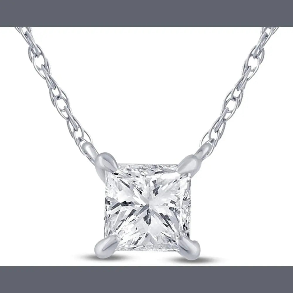 0.50 Carat Lab Grown Diamond Solitaire Necklace - Future Jewelry