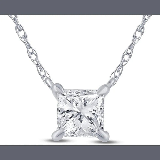 0.50 Carat Lab Grown Diamond Solitaire Necklace - Future Jewelry