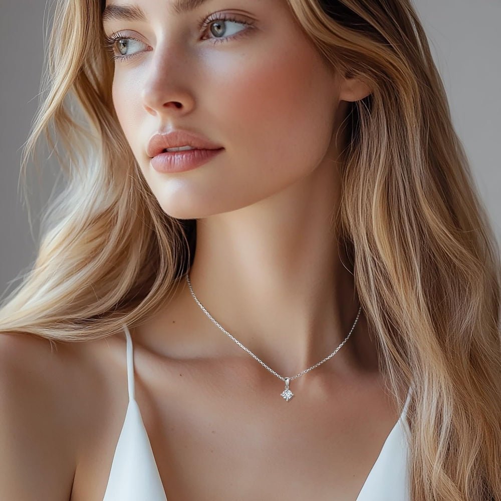 0.50–6.00 Carat Lab Grown Diamond Solitaire Pendant Necklace - Future Jewelry