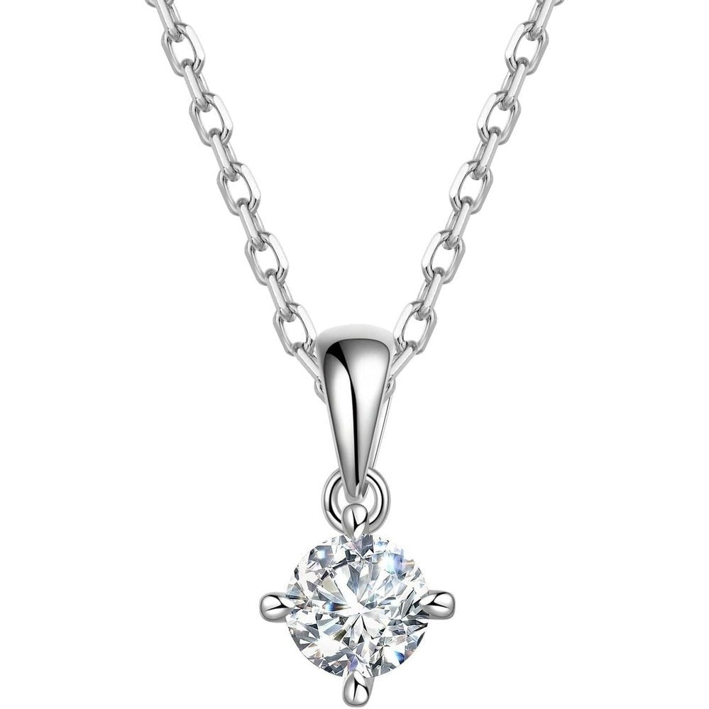 0.50–6.00 Carat Lab Grown Diamond Solitaire Pendant Necklace - Future Jewelry