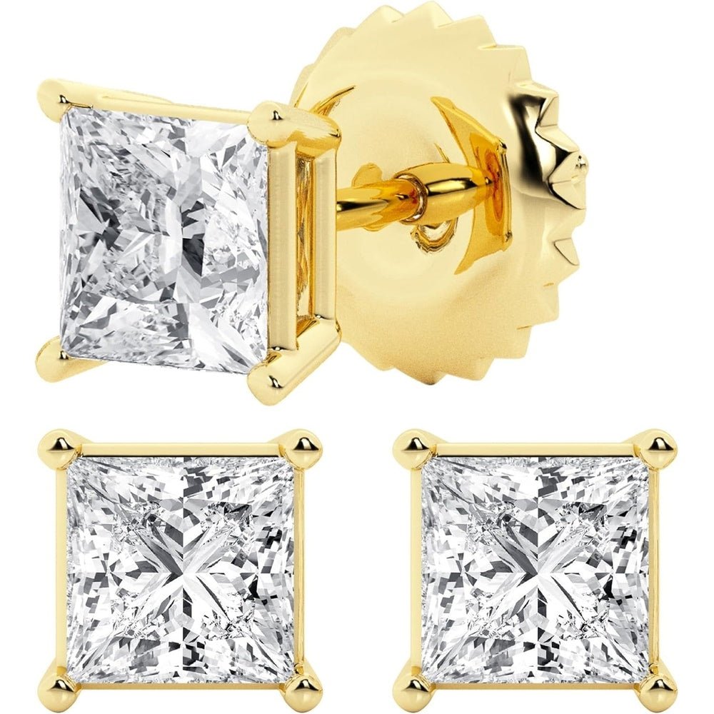 0.50–7 Carat Lab Grown Diamond Stud Earrings in 14K Gold - Future Jewelry