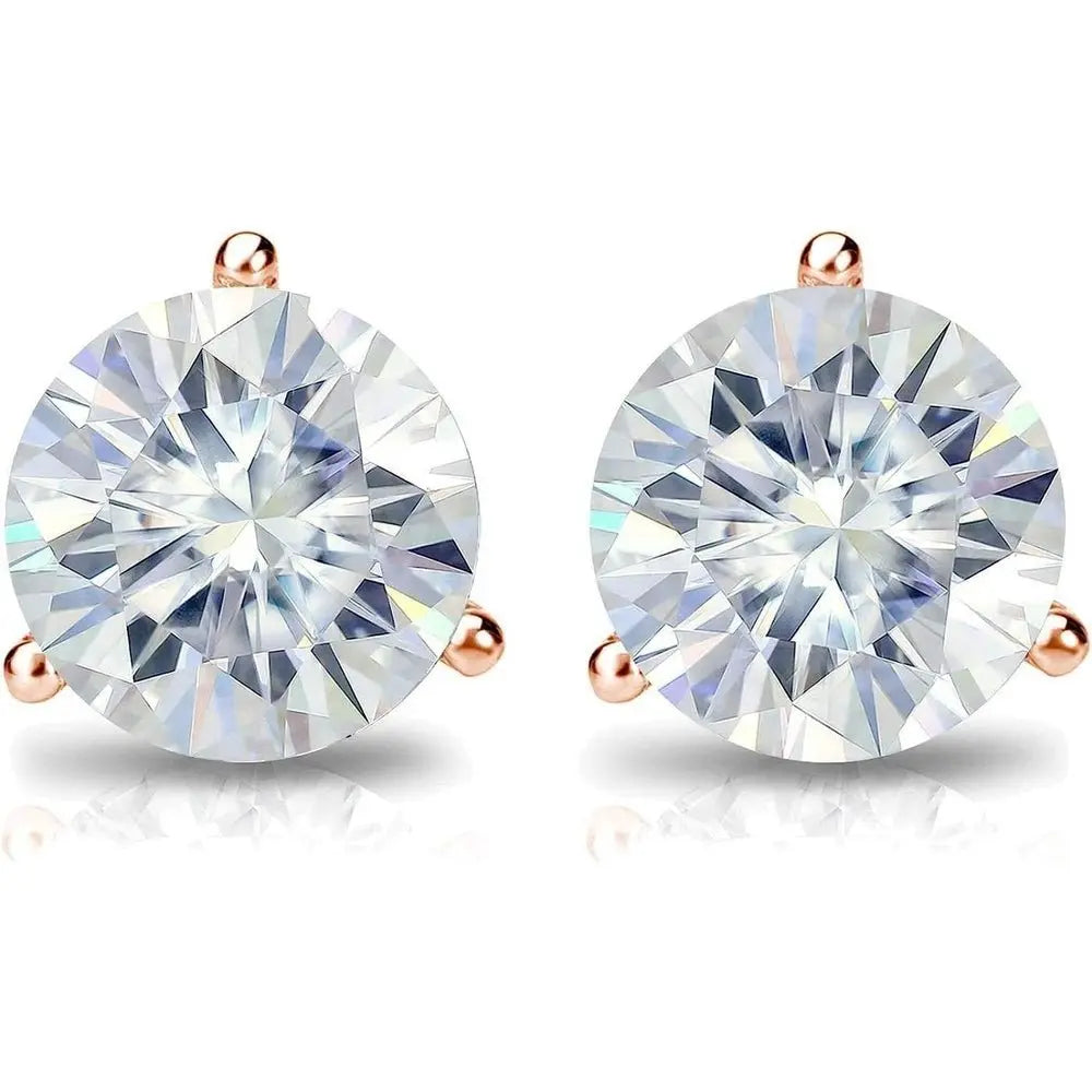 0.5–5 Carat Lab Grown Diamond Stud Earrings in 14K Gold - Future Jewelry