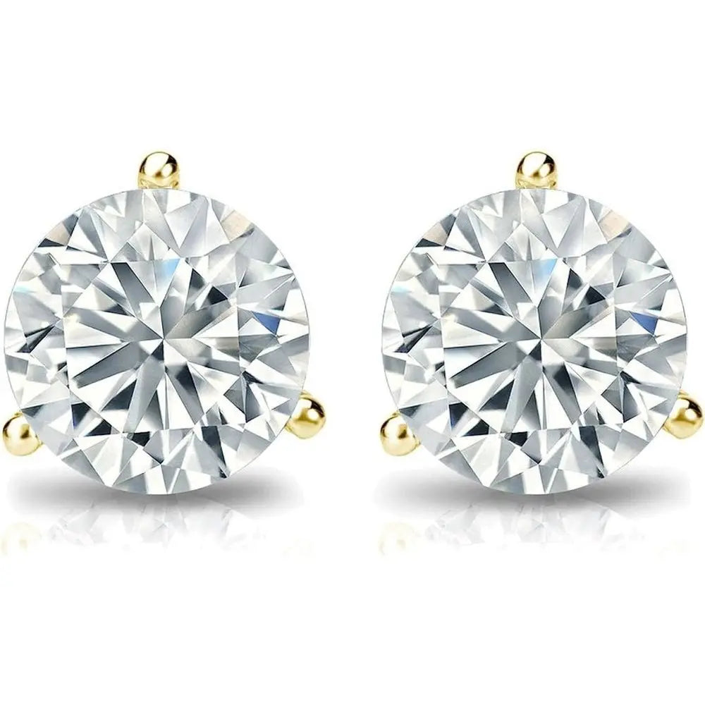 0.5–5 Carat Lab Grown Diamond Stud Earrings in 14K Gold - Future Jewelry