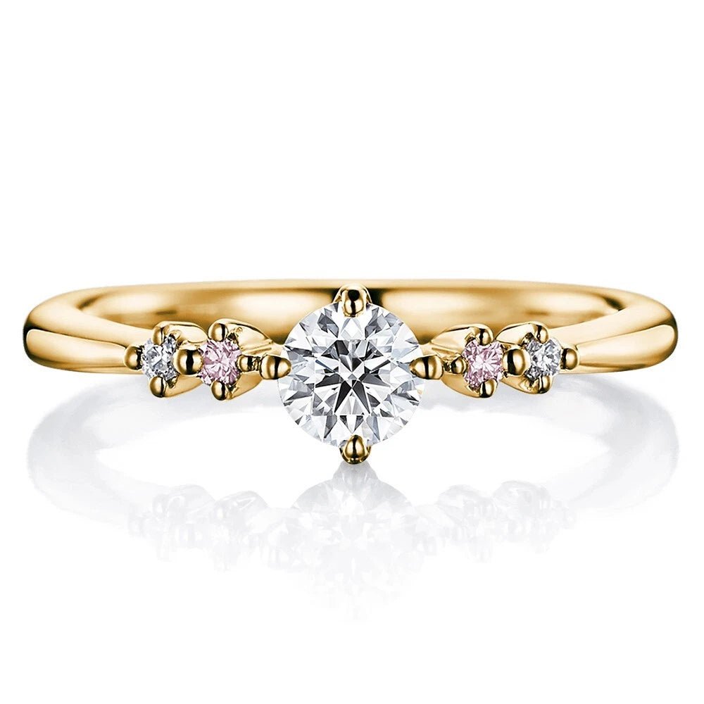 0.58 Carat Lab - Grown Diamond Engagement Ring in 14K Yellow Gold - Future Jewelry