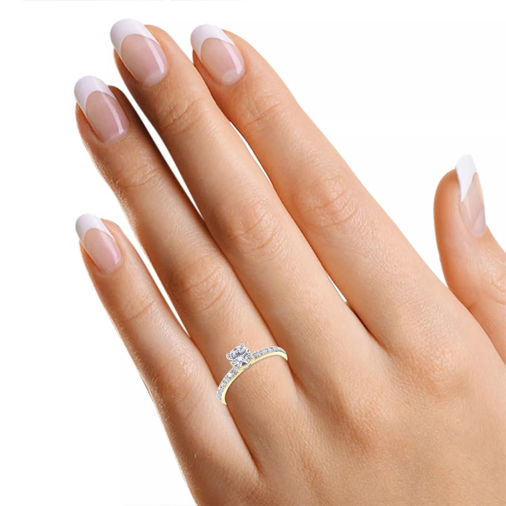 0.70 Carat Lab Grown Diamond Ring in Sterling Silver - Future Jewelry