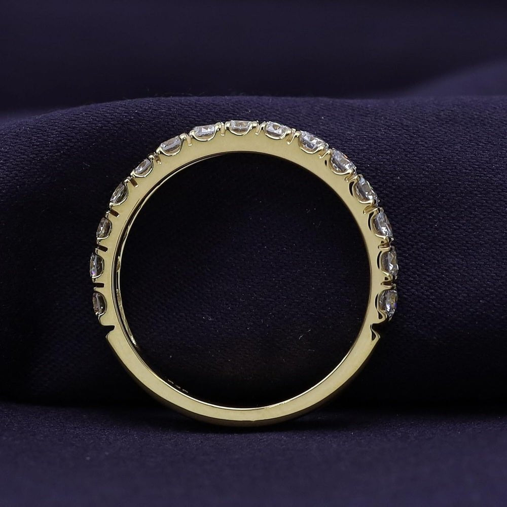 1 Carat Half Eternity Lab Grown Diamond Band in 14K Gold - Future Jewelry