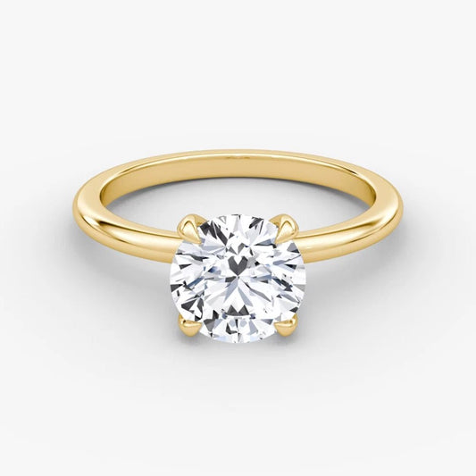 1 Carat Lab - Grown Diamond Engagement Ring in 18K Yellow Gold - Future Jewelry