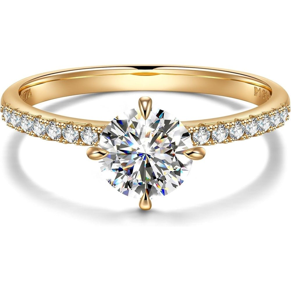 1 Carat Lab Grown Diamond Ring in 14K Gold for Women - Future Jewelry