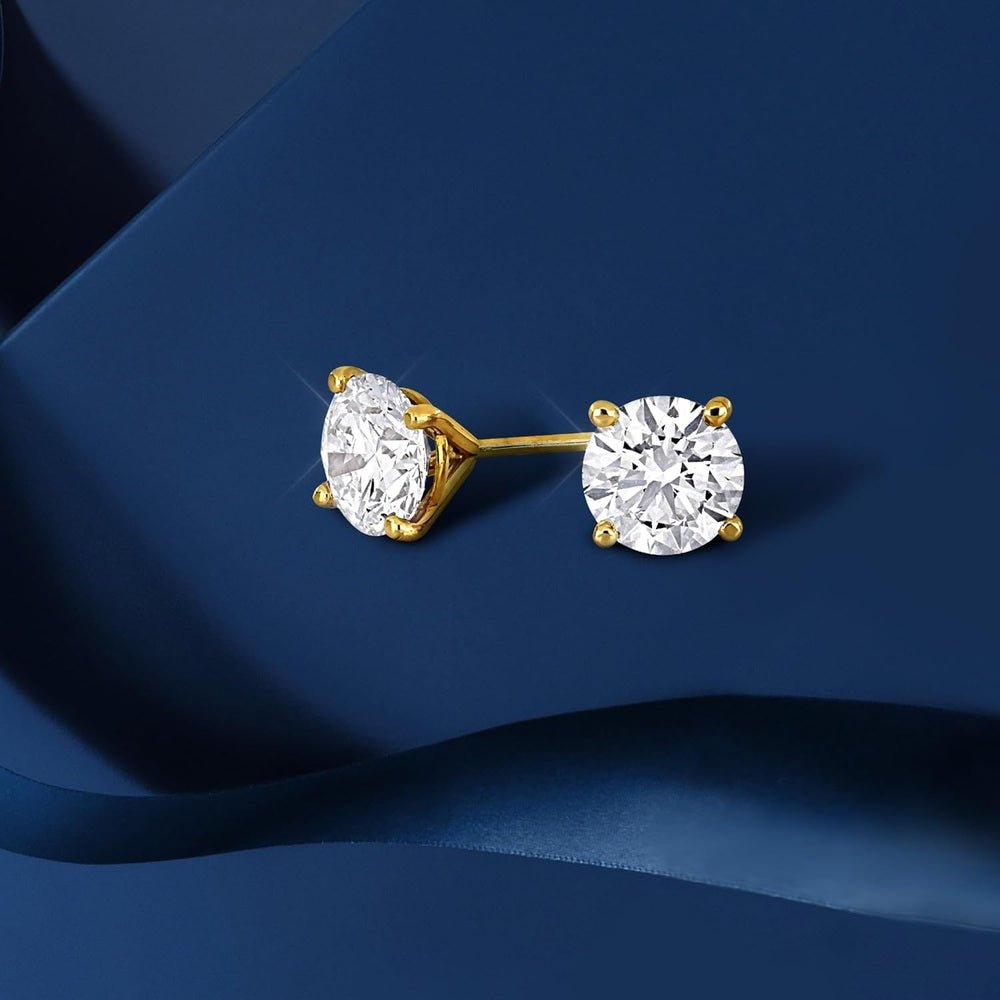 1 to 5 Carat Lab Grown Diamond Stud Earrings for Women - Future Jewelry