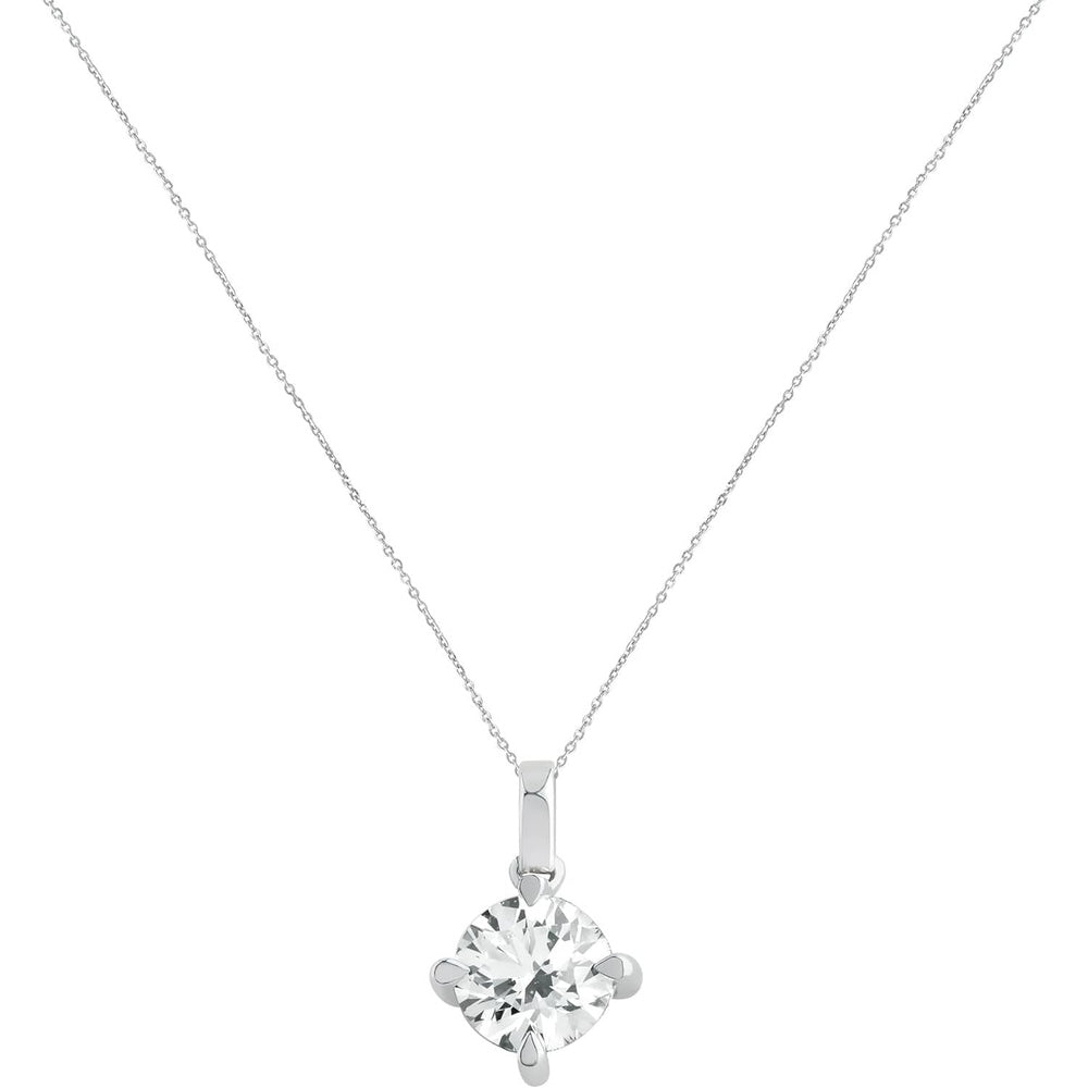 1.00 Carat Lab Grown Diamond Solitaire Pendant Necklace - Future Jewelry